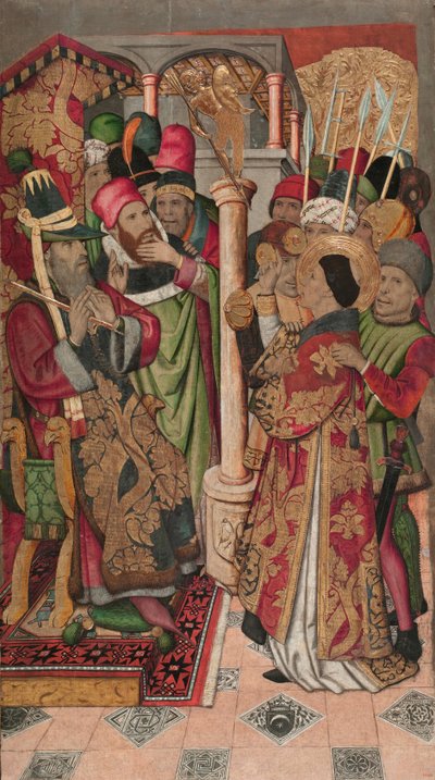 Saint Vincent devant Dacien - Jaume Huguet